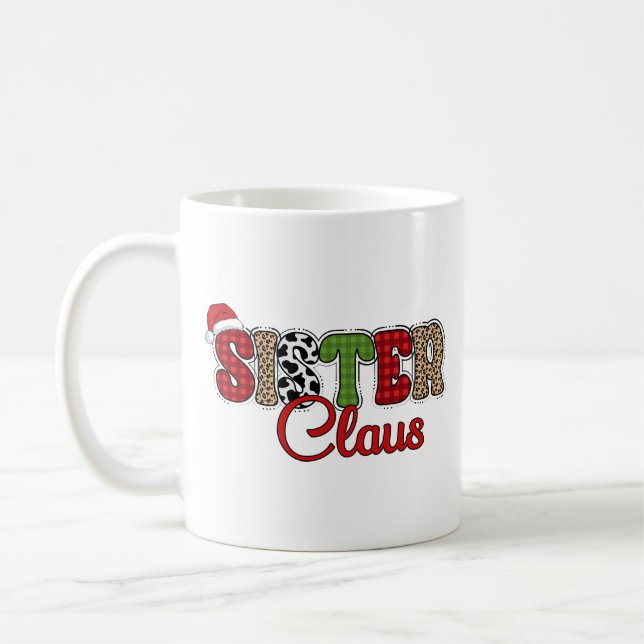 Sister Claus - Christmas Designs  Coffee Mug (Left)