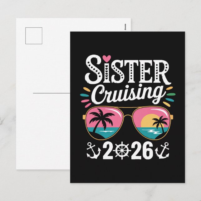 Sister Curising 2026 Holiday Postcard (Front/Back)