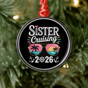 Sister Curising 2026 Metal Tree Decoration
