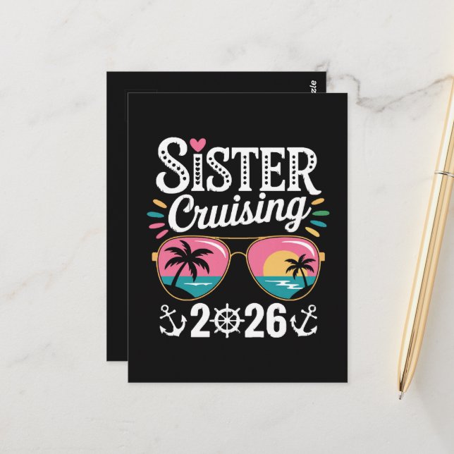 Sister Curising 2026 Postcard (Front/Back In Situ)