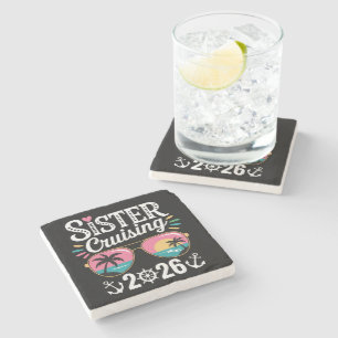Sister Curising 2026 Stone Coaster