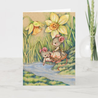 Sister Dearest - Cute Mouse Art Card