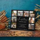 Sister Definition Script Photo Collage Keepsake