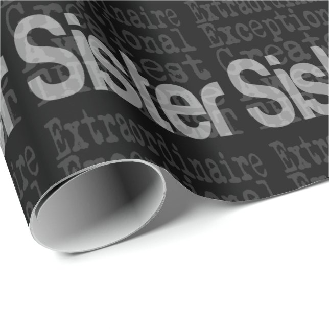 Sister Extraordinaire Wrapping Paper (Roll Corner)