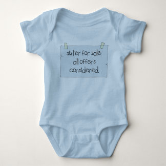 Sister for Sale Baby Bodysuit