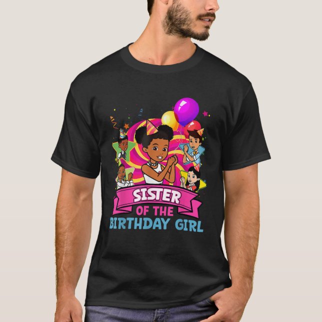 Sister Gracie s Corner Birthday Dolls Cute Party T-Shirt (Front)