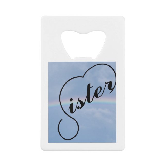 Sister heart and a rainbow (Front)