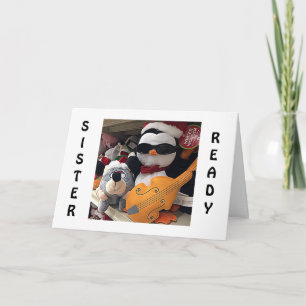 SISTER "HOLIDAY SEASON"=PENQUIN ROCK AND ROLLIN' HOLIDAY CARD