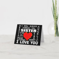 Sister I Love You