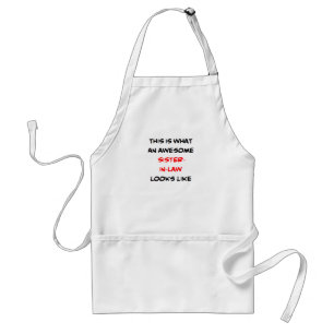 sister-in-law, awesome standard apron