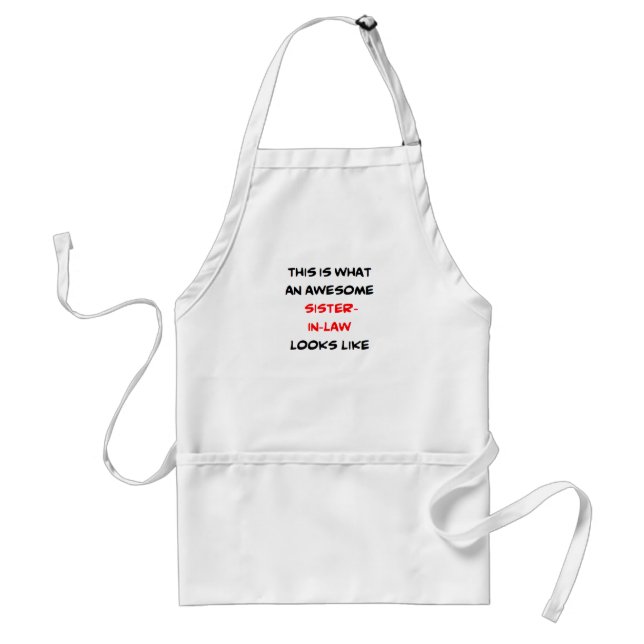 sister-in-law, awesome standard apron (Front)