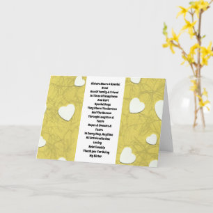 Sister Inspirational Card