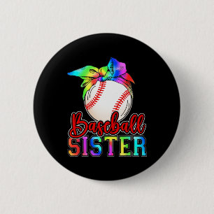 Sister Leopard Heart Mothers Day Girls Women 6 Cm Round Badge