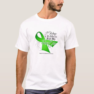 Sister Lime Green Ribbon - Lymphoma T-Shirt