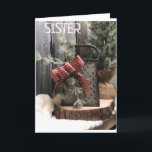 **SISTER** LOVE JOY AND MERRY CHRISTMAS TO YOU HOLIDAY CARD<br><div class="desc">DO HAVE THE "BEST SISTER" IN THE WORLD AND WISH TO ACKNOWLEDGE HER WITH A VERY SPECIAL AND UNIQUE CARD TO LET HER KNOW YOU THANK,  LOVE AND RESPECT HER AND WISH HER THE BEST CHRISTMAS EVER! THANKS FOR STOPPING BY 1 OF MY 8 STORES. MERRY CHRISTMA TO YOU!</div>
