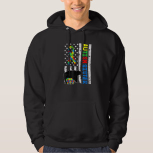 Sister Matching Family Autism Awareness Gifts Amer Hoodie