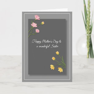 Sister Mothers Day Art Card