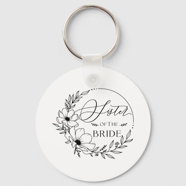 sister of bride key ring (Front)