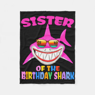 Sister Of The Baby Halloween Costume Fleece Blanket