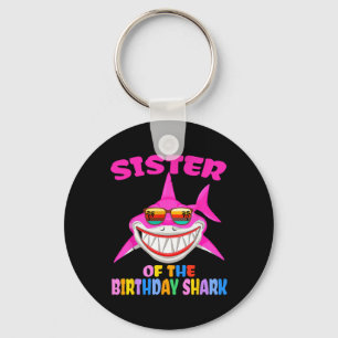 Sister Of The Baby Halloween Costume Key Ring