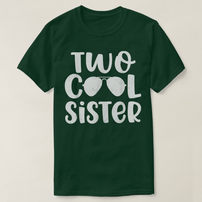 Sister Of The Birthday Boy Two Cool 2nd Bday Mothe T-Shirt (Design Front)