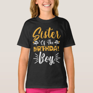 Sister Of The Birthday Boy Zoo Animal T-Shirt