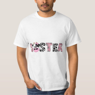 Sister Of The Birthday For Girl Cow Farm Birthday  T-Shirt