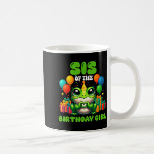 Sister Of The Birthday Girl Frog Family Party Love Coffee Mug