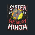 Sister Of The Birthday Ninja Karate Kids Bday Part Fleece Blanket<br><div class="desc">Sister Of The Birthday Ninja Karate Kids Bday Party Family</div>
