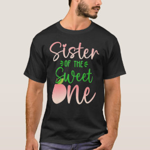 Sister Of The Birthday One Peach 1st Summer Fruit T-Shirt