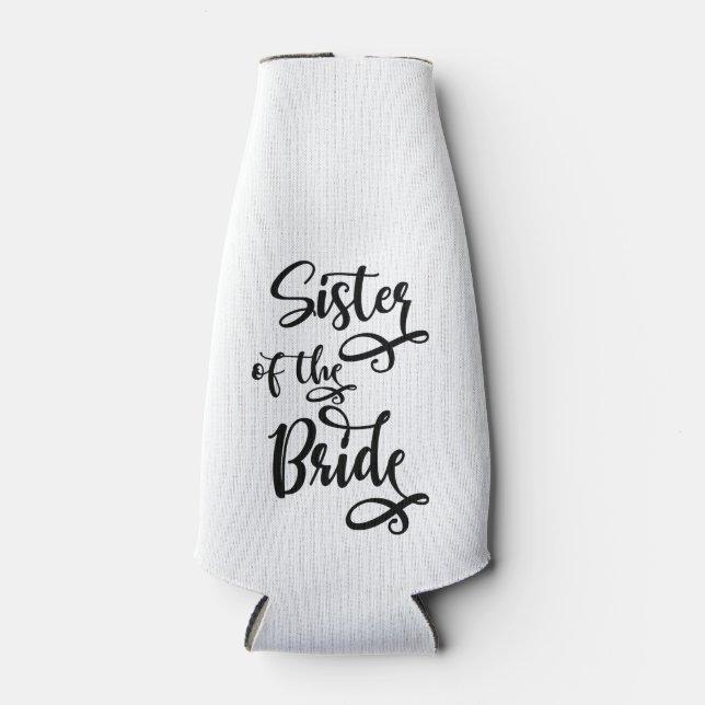 Sister of the Bride Bottle Cooler (Front)