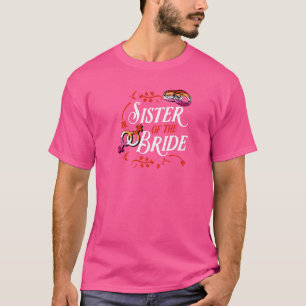 Sister Of The Bride Matching Lesbian Wedding Party T-Shirt