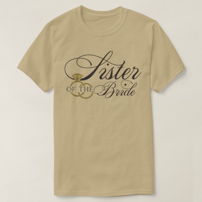 Sister of the Bride Tee  (Design Front)