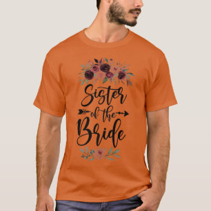 Sister Of The Bride Wedding Shower Celebration Lil T-Shirt