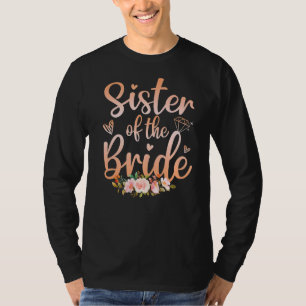 Sister Of The Bride  Wedding Shower  Women T-Shirt