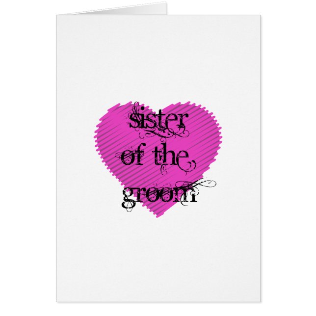 Sister of the Groom (Front)