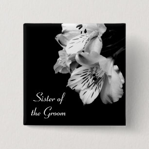 Sister of the Groom Alstroemeria Lily Button