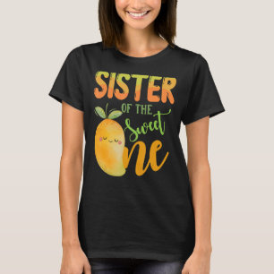 Sister Of The Sweet One 1st Birthday Mango Family T-Shirt