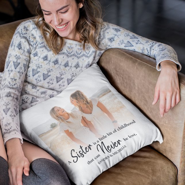 Sister | Personalised Photo Cushion (Creator Uploaded)