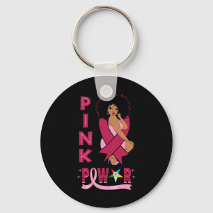 Sister Pink Power Eastern Star Breast Cancer Aware Key Ring