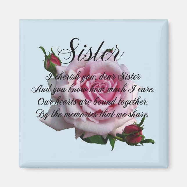 SISTER QUOTE MAGNET (Front)