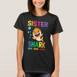 Sister Shark  Sister Shark  Family Mother's Day T-Shirt
