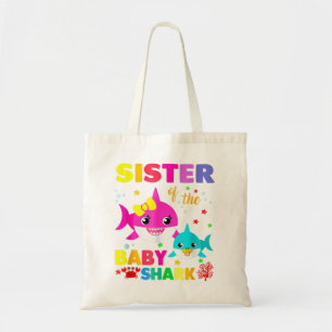 Sister Shark Sister Shark Family Mother's Day Tote Bag