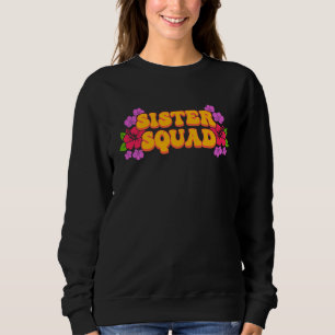 Sister Squad Girls Cousins Cute Vacation Cruise Ro Sweatshirt