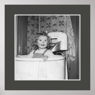 Sister Sue in the Tub Poster