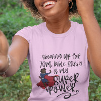 SISTER SUPER POWER (Dark Skin) Pink Short Sleeve