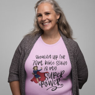 SISTER SUPER POWER (Light Skin) Pink Short Sleeve T-Shirt