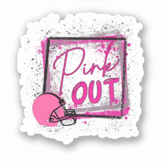 Sister Support Squad Messy Bun Pink Warrior Breast (Front)