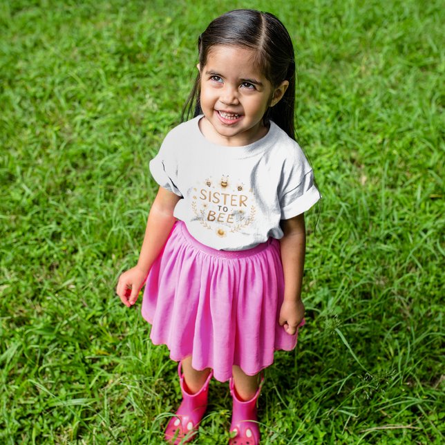 Sister to Bee Kids Toddler T-Shirt (Creator Uploaded)