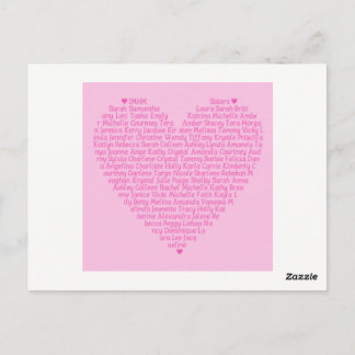 Sister Wall Post Card